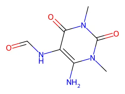 6-Amino-5-formamido-1,3-dimethyluracil structure
