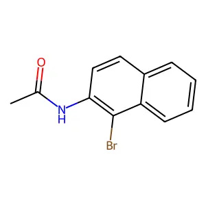 N-(1-Bromo-2-naphthyl)acetamide structure