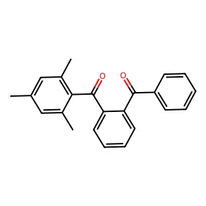 (2-Benzoylphenyl)(2,4,6-trimethylphenyl)methanone structure