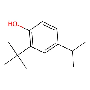 2-tert-Butyl-4-isopropylphenol structure