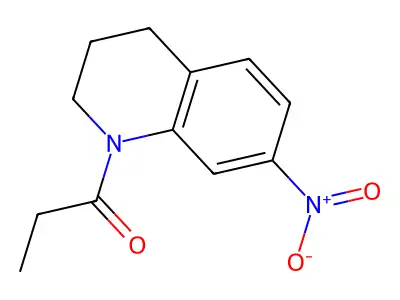 1-(7-nitro-3,4-dihydro-2H-quinolin-1-yl)propan-1-one structure