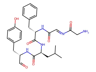Enkephalin, N-cyclo-leu(5)- structure