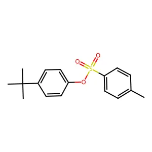 (4-Tert-butylphenyl) 4-methylbenzenesulfonate structure