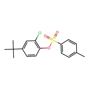 (4-Tert-butyl-2-chlorophenyl)4-methylbenzenesulfonate structure