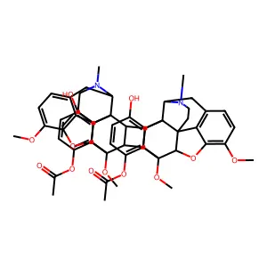 Thebainehydroquinone dimer diAc structure