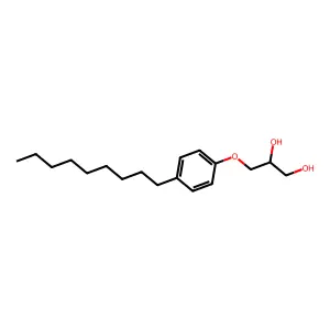 3-(4-Nonylphenoxy)-1,2-propanediol structure