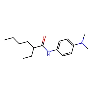 N-[4-(Dimethylamino)phenyl]-2-ethylhexanamide structure