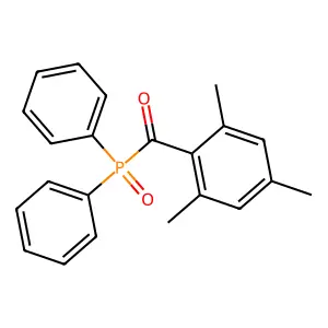 2,4,6-三甲基苯甲酰基二苯基氧化膦 structure