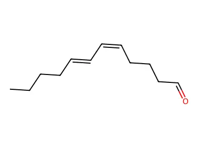 Dodeca-5,7-dienal structure