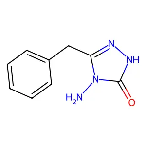 4-amino-3-benzyl-1H-1,2,4-triazol-5-one structure