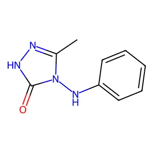 4-anilino-3-methyl-1H-1,2,4-triazol-5-one structure