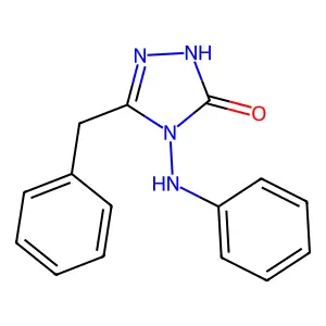 4-anilino-3-benzyl-1H-1,2,4-triazol-5-one structure