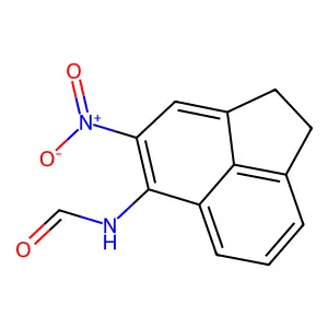 N-(4-nitroacenaphthen-5-yl)formamide structure