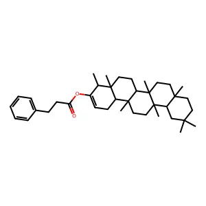 (4,4a,6a,6b,8a,11,11,14a-octamethyl-1,4,5,6,6a,7,8,9,10,12,12a,13,14,14b-tetradecahydropicen-3-yl) 3-phenylpropanoate structure