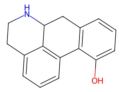 (+-)-11-Hydroxynoraporphine structure