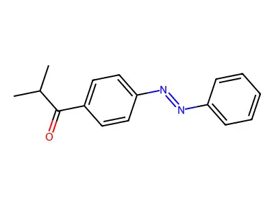 (4-Phenylazophenyl)isopropylcarbonyl structure