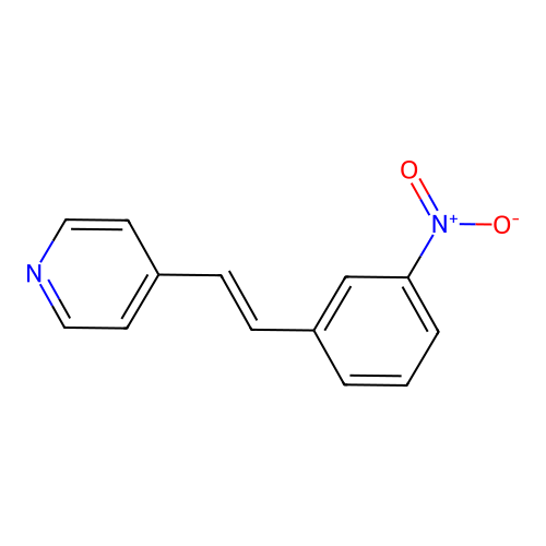 4-[2-(3-Nitrophenyl)ethenyl]pyridine structure