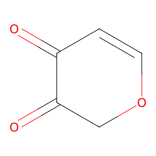 2H-Pyran-3,4-dione structure