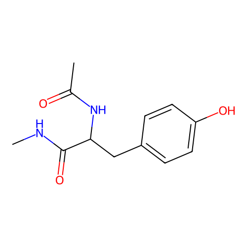 N-Acetyl-L-tyrosine methylamide structure