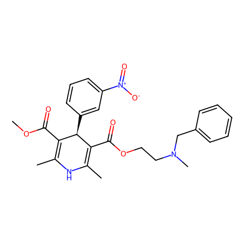 (+)-Nicardipine structure