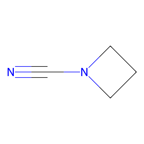Azetidine-1-carbonitrile structure