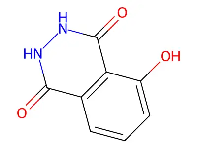 5-Hydroxy-2,3-dihydrophthalazine-1,4-dione structure