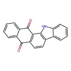 5H-Naphtho(2,3-a)carbazole-5,13(12H)-dione structure
