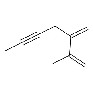 2-Methyl-3-methylidenehept-1-en-5-yne structure