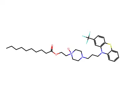 Fluphenazine decanoate N-4-oxide structure