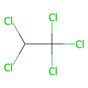 五氯乙烷 structure
