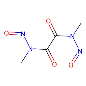 N,N'-Dimethyl-N,N'-dinitroso oxamide structure