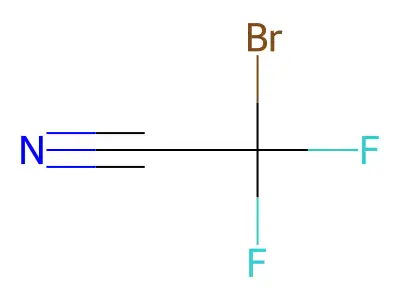 Bromodifluoroacetonitrile structure