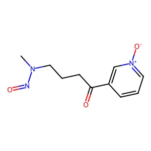 4-(Methylnitrosamino)-1-(3-pyridyl-N-oxide)-1-butanone structure