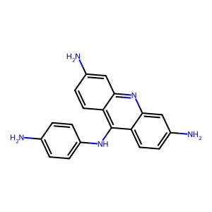 N9-(4-Aminophenyl)-3,6,9-acridinetriamine structure