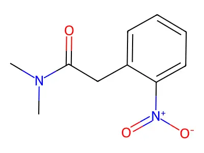 N,N-dimethyl-2-(2-nitrophenyl)acetamide structure