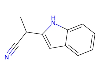 2-(1-Cyanoethyl)indole structure