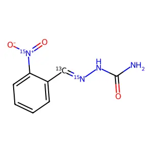 {[(2-Nitrophenyl)methylidene]amino}urea structure