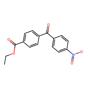 4-Ethoxycarbonyl-4'-nitrobenzophenone structure