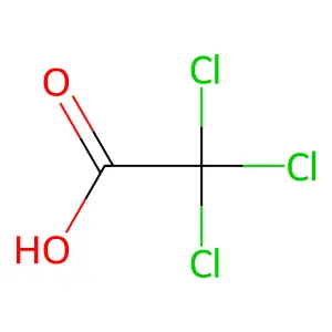 三氯乙酸 structure