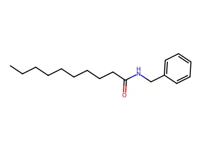N-benzyldecanamide structure