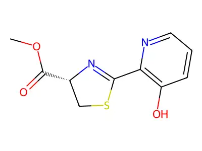 Desferriferrithiocin structure