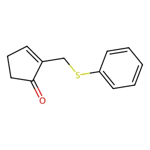 2-[(Phenylthio)methyl]-2-cyclopenten-1-one structure
