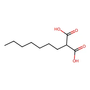 n-Heptylmalonic acid structure