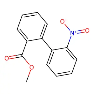 Methyl 2'-nitro[1,1'-biphenyl]-2-carboxylate structure