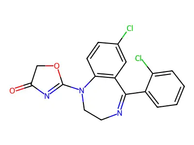 Reclazepam structure