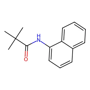 Propanamide, N-(1-naphthyl)-2,2-dimethyl- structure
