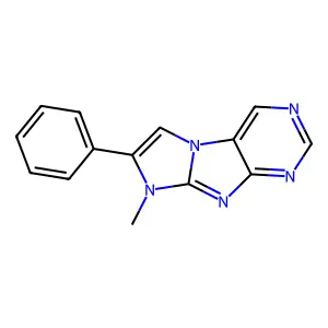 8H-Imidazo(2,1-f)purine, 8-methyl-7-phenyl- structure