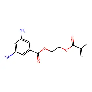 2-(Methacryloyloxy)ethyl 3,5-diaminobenzoate structure