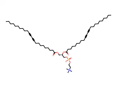 1,2-Bis(10,12-tricosadiynoyl)phosphatidylcholine structure