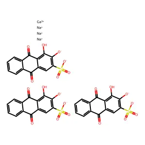 Gallium Ga 68 alizarin red S structure
